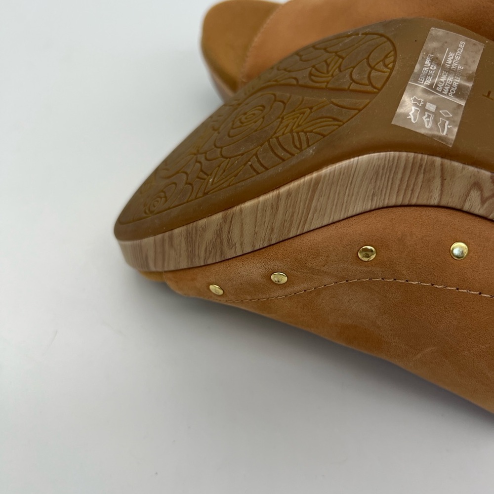 Rockport Tan Open-Toe Slide Sandals for Women - Picture 6 of 6
